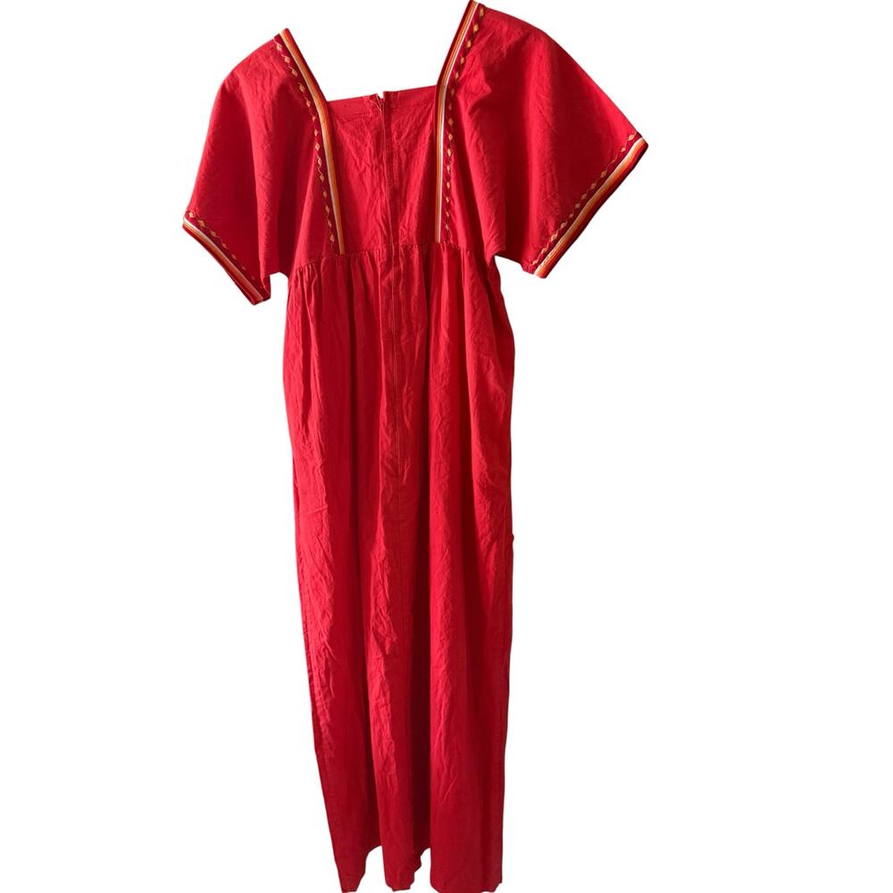 Vintage 70s Thai embroidered maxi dress by Shayna 🌺 - Picture 9 of 11